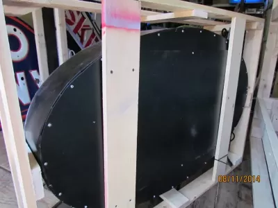 New United Motors Double-Sided Porcelain Neon Sign 48"W x 28"H