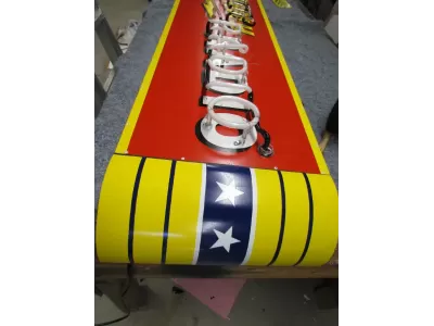 New Zenith Radio Porcelain Neon Sign 72"W x 32"H