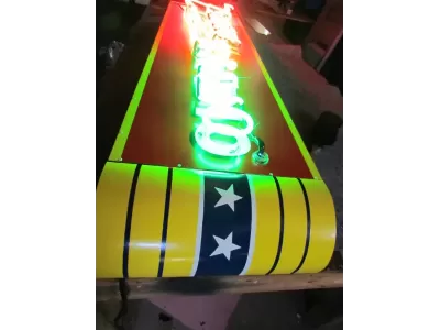 New Zenith Radio Porcelain Neon Sign 72"W x 32"H