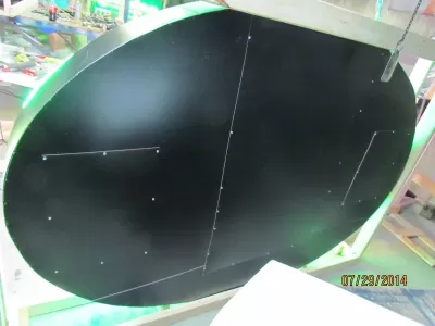 New Zephyr Gas & Motor Oil Painted Neon Sign - 7 Ft W x 5 Ft H