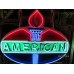 Original American Porcelain Sign with neon 72"W x 60"H