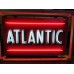 Original Atlantic Gas Porcelain Sign with Neon 72"x42" - SSPN