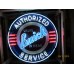 New Buick Valve in Head Porcelain Neon Sign 42" Diameter