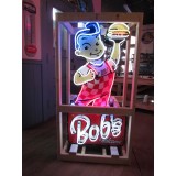 New "Bob's Big Boy" Double-sided Porcelain Neon with Matching Enamel Painted Can 30"W x 60"H