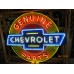 New Chevrolet Genuine Parts Porcelain Neon Sign 48" Diameter