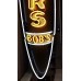 New 5 FT Cigars Single-Sided Painted Sign with Neon (Your Name)