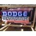 New Dodge/Plymouth Double-Sided Porcelain Neon Sign with Bullnose 72"W x 40"H