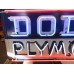 New Dodge/Plymouth Double-Sided Porcelain Neon Sign with Bullnose 72"W x 40"H