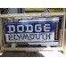 New Dodge/Plymouth Double-Sided Porcelain Neon Sign with Bullnose 72"W x 40"H