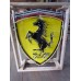 New Ferrari Porcelain Neon Sign 35"W x 48"H