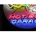 New Hot Rod Garage Porcelain Neon Sign 48" Diameter 