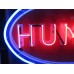 New Humble Gas Porcelain Neon Sign 48 IN W x 26 IN H