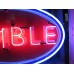 New Humble Gas Porcelain Neon Sign 48 IN W x 26 IN H