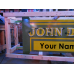 New John Deere Double-sided Porcelain Neon with Privilege Panel  76"W x 32"H