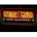 New New Idea Farm Equipment Painted Sign with Triple Stroke Neon 72"W x 24"H 