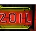 New Pennzoil Porcelain Neon Sign 72" W x 28" H 