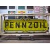 New Pennzoil Porcelain Neon Sign 72" W x 28" H 