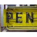 New Pennzoil Porcelain Neon Sign 72" W x 28" H 