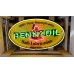 Original Porcelain Pennzoil Sign with Neon 31"W x 18"H