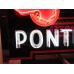 New Black Pontiac Double-Sided Porcelain Neon Sign 72" x 36"