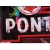 New Black Pontiac Double-Sided Porcelain Neon Sign 72" x 36"