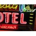 New Siesta Motel Painted Neon Sign -  8 1/2 FT Wide  x 72 inches High