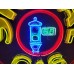 New Signal Gas Porcelain Neon Sign 72" Diameter