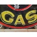 New Signal Gas Porcelain Neon Sign 72" Diameter