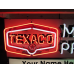 New Texaco Marine Double-sided Porcelain Neon with Privilege Panel 48"W x 24"H