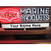 New Texaco Marine Double-sided Porcelain Neon with Privilege Panel 48"W x 24"H