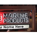 New Texaco Marine Double-sided Porcelain Neon with Privilege Panel 48"W x 24"H