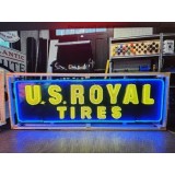 U.S. Royal Tires Porcelain Neon Sign 10 FT W x 36 IN H