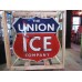 New The Union ICE Company Double-Sided Porcelain Neon Sign 48 IN