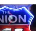 New The Union ICE Company Double-Sided Porcelain Neon Sign 48 IN